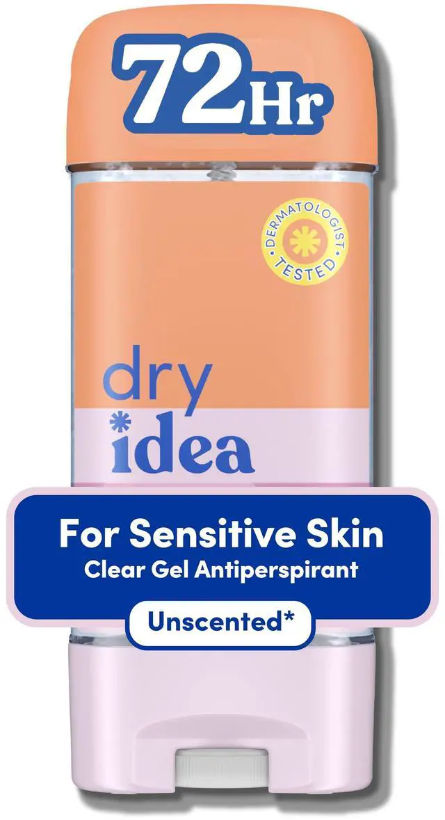 Main image of Gel Deodorant & Antiperspirant for Women - Hypoallergenic for Sensitive Skin, 2X Longer Sweat Protection*, 72Hr Odor Control, Unscented, Womens Deodorant, 3 oz