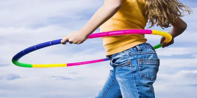 Alt view image 7 of 7 - Kids Exercise Hoop Detachable & Size Adjustable Hoop Professional Ring for Kids Party Games