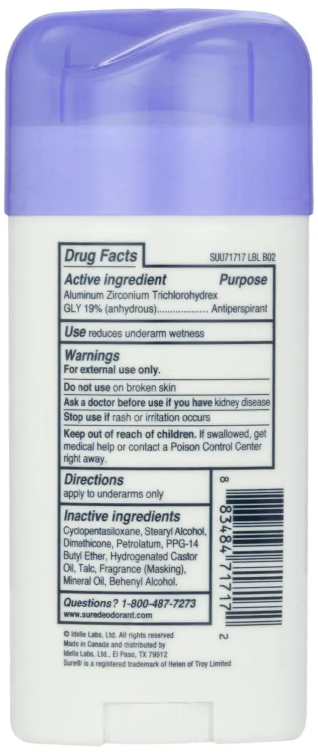 Alt view image 2 of 2 - Deodorant Invisible Solid, Unscented - 2.6 oz