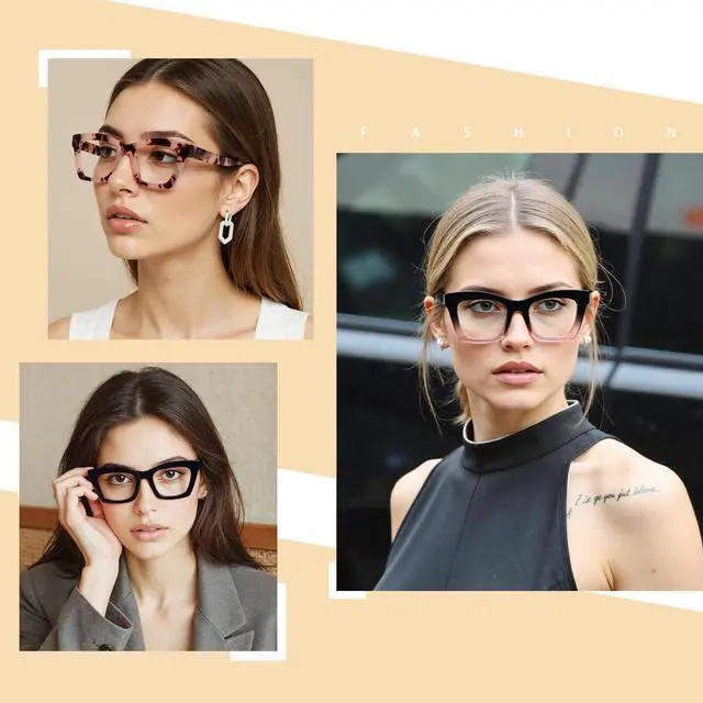 Alt view image 5 of 6 - 3 Pack Reading Glasses for Women Blue Light Blocking Computer Fashion Readers with Spring Hinge and Glasses pouch Black/Pink/Tortoise +1.5
