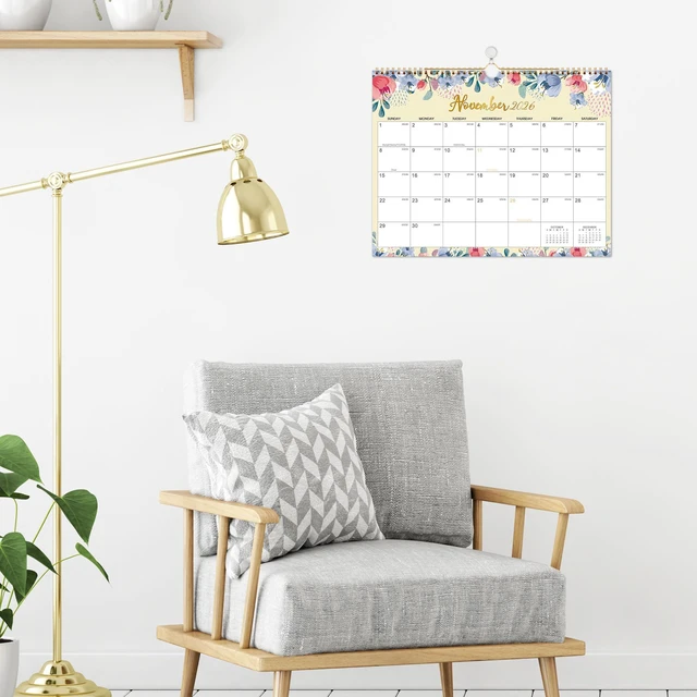 Alt view image 5 of 6 - Calendar 2026-2027 - 26-27 Calendar, JUL 2026 - Dec 2027, 15" x 11.5" | Monthly Calendar, Wall Calendar 2026-2027 with Spiral Bound, Julian Dates, Thick Paper Perfect for Home Office Organizing