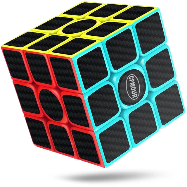 Main image of Original Speed Cube 3x3x3, Fast Magic Cube for Kids, Smooth Carbon Fiber Cubes, Puzzle Toys