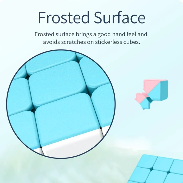 Alt view image 2 of 7 - 3x3x3 Speed Cube,Stickerless Magic Cube,Smooth Turning Puzzle Box with Anti-Sticky Design,The Most Educational Toy to Effectively Improve Your Child's Concentration and Responsiveness