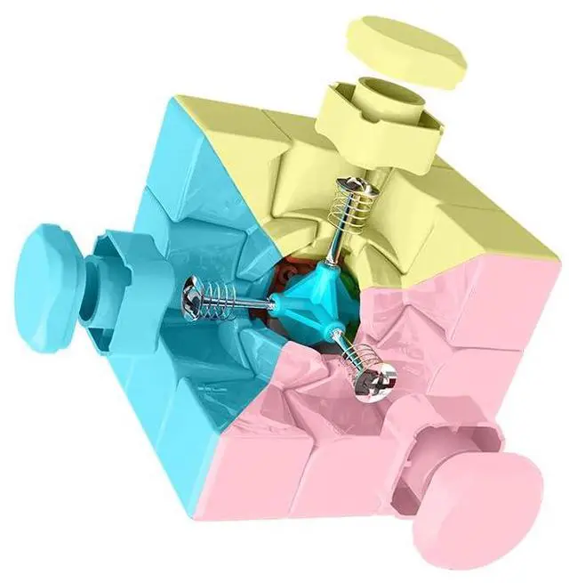 Alt view image 6 of 7 - 3x3x3 Speed Cube,Stickerless Magic Cube,Smooth Turning Puzzle Box with Anti-Sticky Design,The Most Educational Toy to Effectively Improve Your Child's Concentration and Responsiveness
