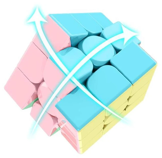 Alt view image 7 of 7 - 3x3x3 Speed Cube,Stickerless Magic Cube,Smooth Turning Puzzle Box with Anti-Sticky Design,The Most Educational Toy to Effectively Improve Your Child's Concentration and Responsiveness