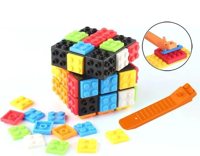 Alt view image 4 of 7 - 3x3 Speed Cube Black Magic Cube Puzzles for Kids Adult | Problem Solving Match Games Cube Stress Relief Fidget Toys 3x3x3 Cubes Toy Game Puzzle