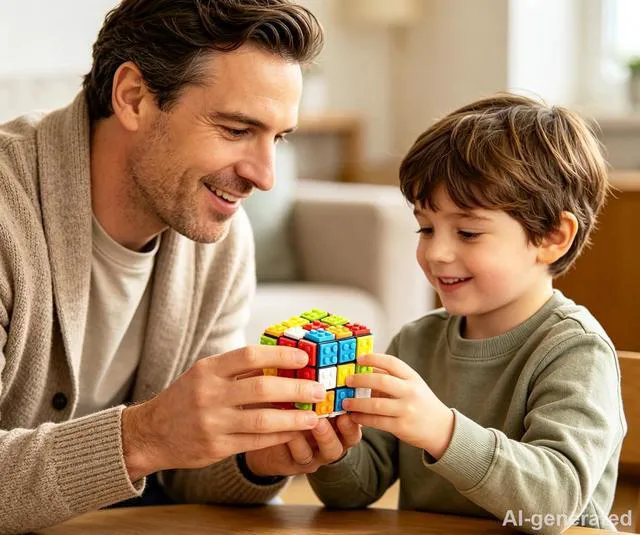 Alt view image 5 of 7 - 3x3 Speed Cube Black Magic Cube Puzzles for Kids Adult | Problem Solving Match Games Cube Stress Relief Fidget Toys 3x3x3 Cubes Toy Game Puzzle