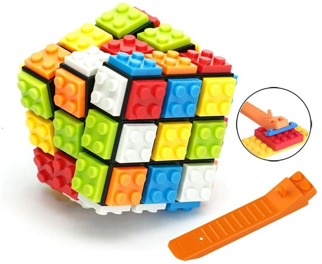 Alt view image 7 of 7 - 3x3 Speed Cube Black Magic Cube Puzzles for Kids Adult | Problem Solving Match Games Cube Stress Relief Fidget Toys 3x3x3 Cubes Toy Game Puzzle