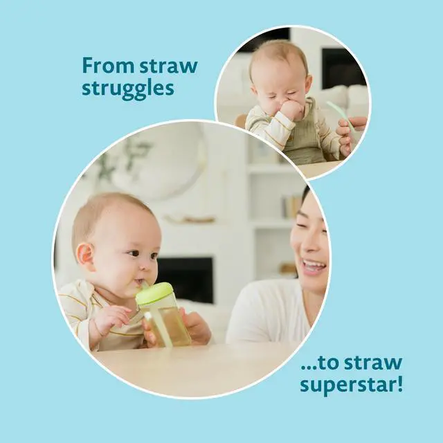 Alt view image 7 of 7 - Squeeze & Sip Straw Cups - 7 Oz - 3 Count | Toddler Straw Cups, 7 Oz Cups, 3 Count, Ages 6 Months And Up, Top-Rack Dishwasher Safe, Made Without BPA