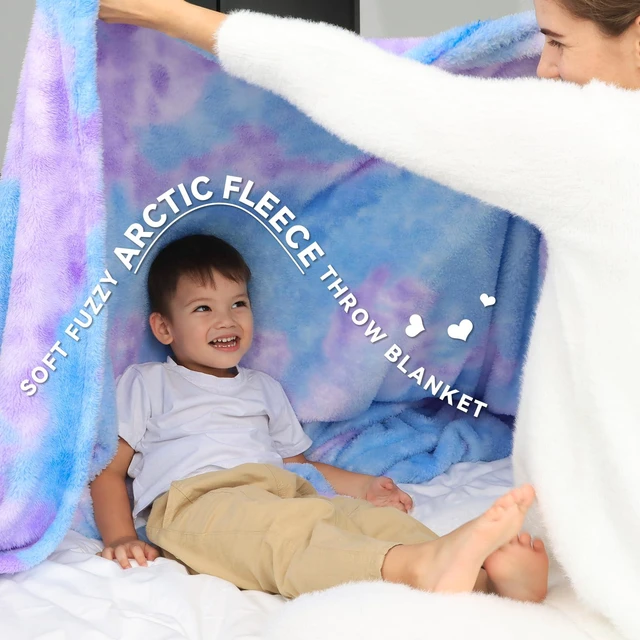 Alt view image 2 of 7 - Soft Blankets Fleece Soft Fuzzy Throw Blanket Kids Warm Throw Blanket for Bed
