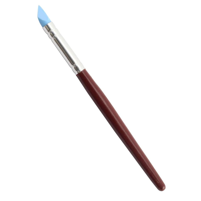 Alt view image 5 of 5 - Clay Sculpting Tool 5PCS 5 Size Rubber Tip Silicon Brushes Pottery Clay Pen Shaping Carving Tools