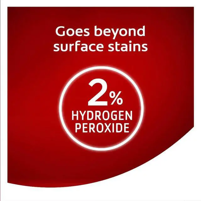 Alt view image 5 of 7 - Optic White Advanced 2% Hydrogen Peroxide Toothpaste, 3.2 oz | Icy Fresh, Teeth Whitening Toothpaste, Removes 5 Years of Deep-Set Coffee, Tea, and Wine Stains, Enamel Safe Formula