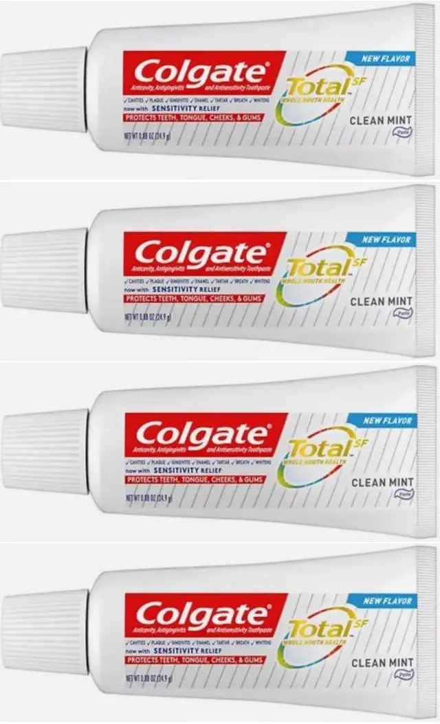 Alt view image 2 of 2 - Total Clean Mint Toothpaste 0.88 oz ( Pack of 4)