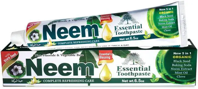 Main image of 6.53 oz Pack of 1 | New 5 in 1 | Fluoride Free | Cavity Protection, Excellent Freshness, Made with natural and organic ingredients
