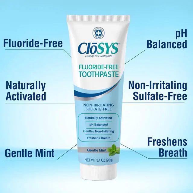Alt view image 3 of 6 - Fluoride Free Toothpaste, Travel Size, Gentle Mint, 3.4 Ounce | TSA compliant, sulfate free, minimal foaming
