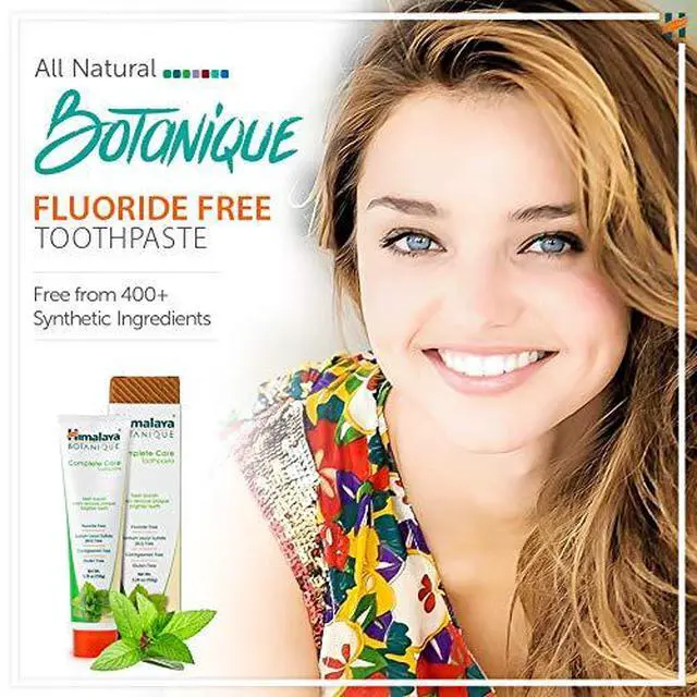 Alt view image 5 of 6 - Botanique Complete Care Toothpaste, Peppermint Flavor, 5.29 oz | Fluoride Free Toothpaste with Xylitol & Neem, Fights Plaque, Freshens Breath,SLS Free,No Artificial Flavors or Colors