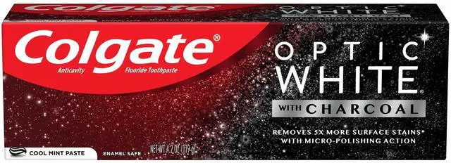 Main image of Toothpaste with Charcoal Cool Mint Paste, 4.2 Ounce