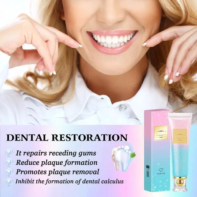 Alt view image 4 of 7 - 2Pcs Acssart Radiant Whitening Toothpaste,Niacinamide Whitening Toothpaste,Easilyous Bright Whiteing toothpastes,Nicotinamide Dazzling White,Removal Tooth Stains,Fresh Breath