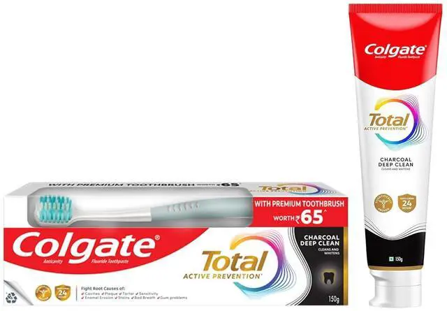 Main image of Total Charcoal Deep Clean Toothpaste 150 gm/5.2 OZ