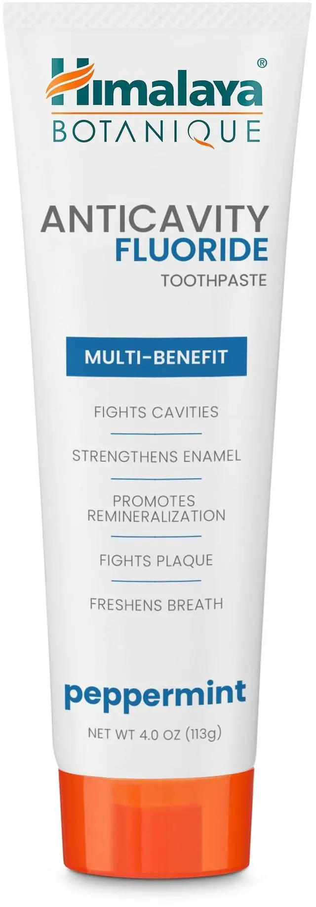 Main image of Botanique Anticavity Fluoride Toothpaste, Peppermint Flavor, 4 oz. | Fluoride Toothpaste, Multi-Benefit Support, Fights Cavities, Remineralizes & Strengthens Enamel, No SLS or Titanium Dioxide