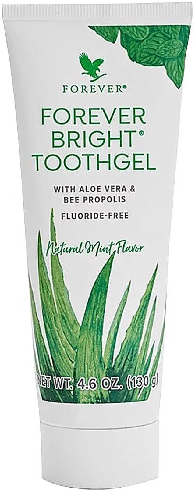 Main image of Bright Toothgel - 4.6 oz | Contains Aloe Vera Gel, Bee Propolis, Fluoride-Free Toothgel, Peppermint Spearmint Flavor, For Daily Oral Care