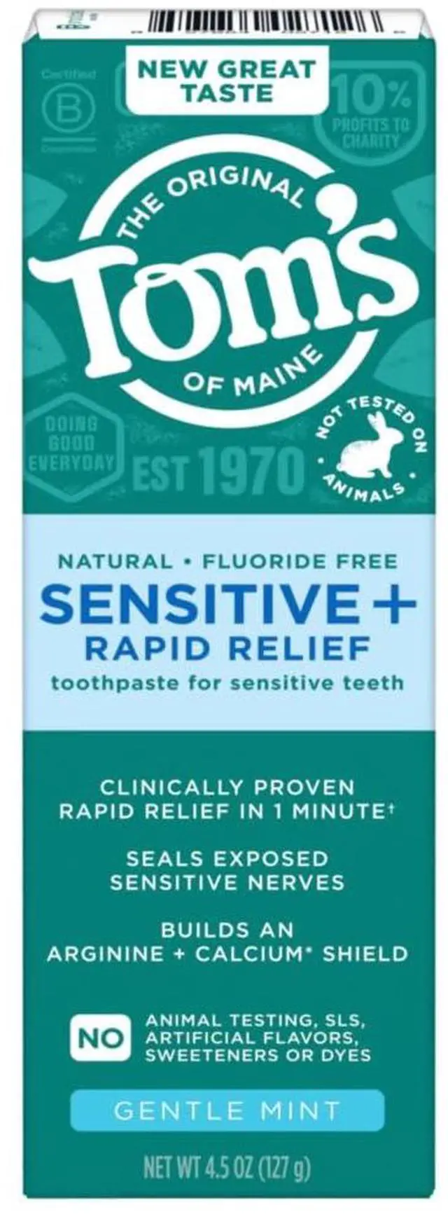 Main image of Sensitive Rapid Relief Toothpaste, 4.5 OZ