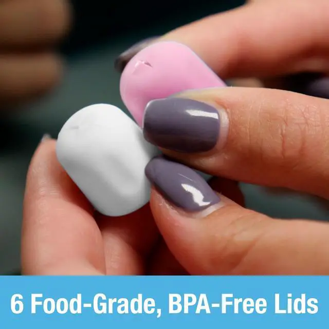 Alt view image 5 of 7 - Self Closing Toothpaste Caps 6-Pack by No Waste Cap Dispensers for Adult and Kids Bathroom - Mess-Free Toothpaste Lids - Easy to Use, Food Grade Silicone and BPA-Free Toppers | Food-Grade