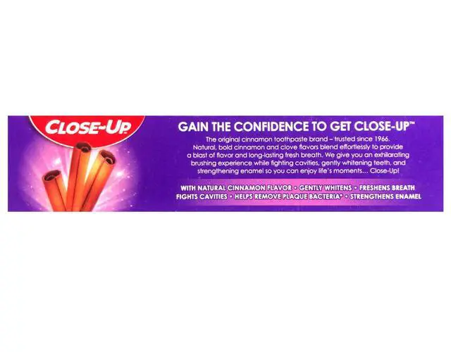 Alt view image 3 of 4 - Anticavity Fluoride Toothpaste, Freshening Cinnamon Burst Red Gel, 6 oz (170 g)