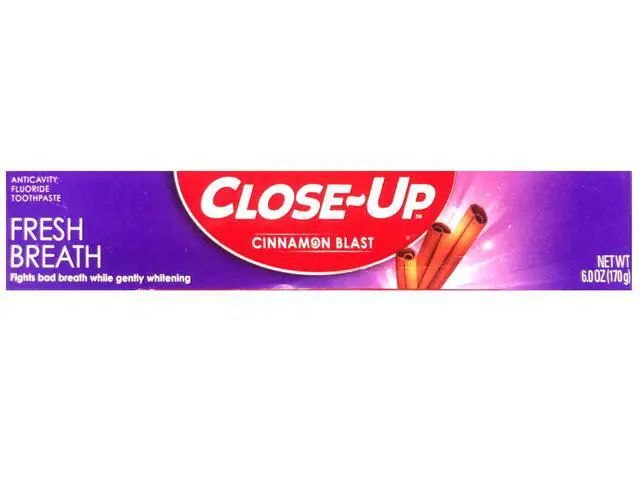 Alt view image 4 of 4 - Anticavity Fluoride Toothpaste, Freshening Cinnamon Burst Red Gel, 6 oz (170 g)