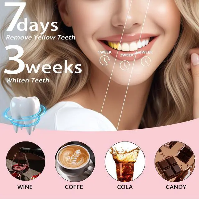 Alt view image 5 of 7 - Niacinamide Whitening Toothpaste, Triple White Probiotic Whitening Toothpaste, Fluoride-Free| Sensitivity Relief | Fresh Breath & Stain Removal Formula | Sakura Peach Fragrance (1)