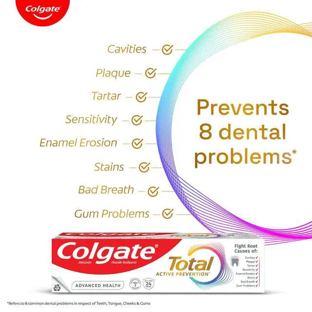 Alt view image 3 of 7 - Total Advanced Health Antibacterial Toothpaste 80gm, Toothpaste