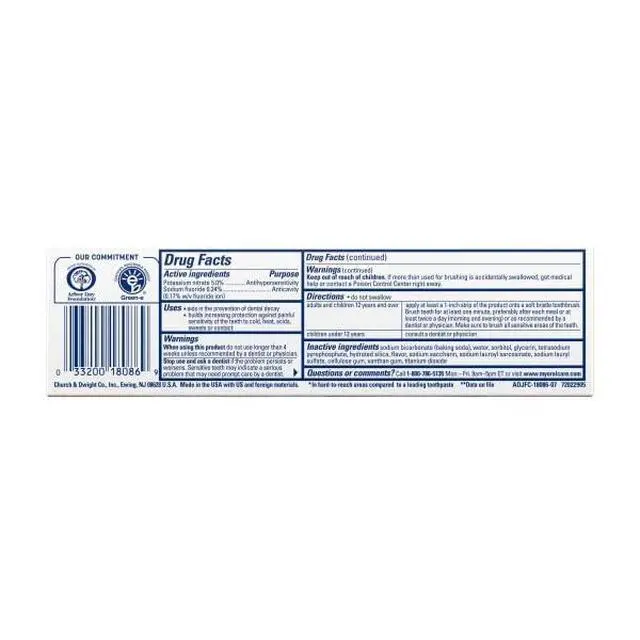 Alt view image 2 of 7 - Sensitive Teeth & Gums Toothpaste 4.5 oz