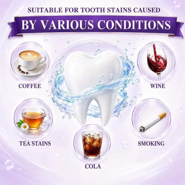 Alt view image 4 of 7 - Purple Toothpaste for Teeth Whitening, Foam Color Corrector, 1.5 Fl Oz