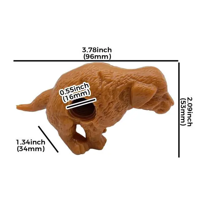 Alt view image 2 of 6 - 1 Funny Dog Poop Toothpaste Dispenser, Dog Butt Toothpaste Cover Squeezer, Children's and Adult Bathroom Accessories, Novel Gift Suitable for Various Toothpaste Mouths