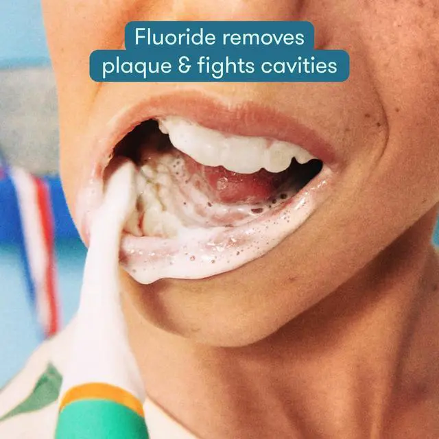 Alt view image 3 of 6 - for Kids Fluoride Toothpaste for Kids, Cavity Protection, 4 oz | Fluoride toothpaste helps prevent cavities and strengthen enamel, with a mess-free pump for easy pea-sized dispensing.