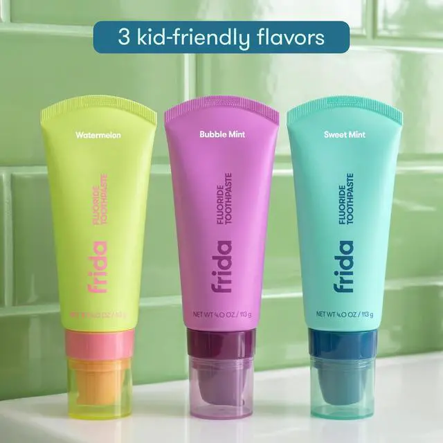 Alt view image 4 of 6 - for Kids Fluoride Toothpaste for Kids, Cavity Protection, 4 oz | Fluoride toothpaste helps prevent cavities and strengthen enamel, with a mess-free pump for easy pea-sized dispensing.