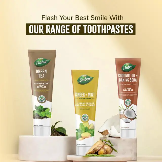 Alt view image 7 of 7 - Organic Ginger & Mint Toothpaste | 100 ml | Everyday Use | Fights Dental Bacteria & Bad Breath | Toothpaste for Adults & Kids | Paraben Free, SLS Free, No Alcohol | Pack of 1