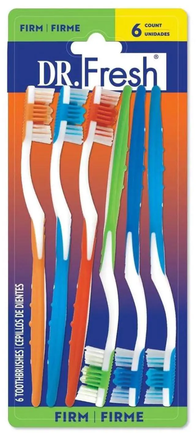 Main image of 6 Pack Firm Toothbrushes