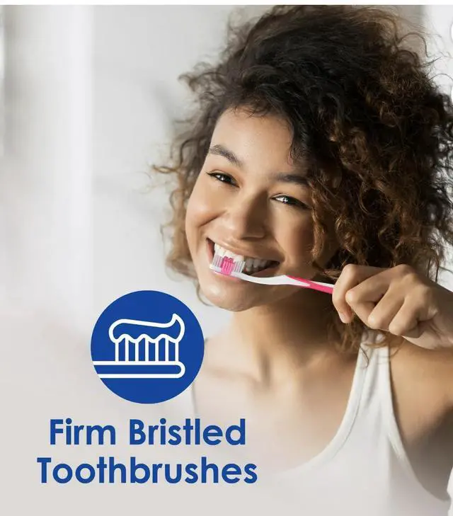 Alt view image 3 of 5 - 6 Pack Firm Toothbrushes