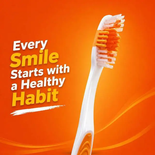Alt view image 5 of 7 - Adult Toothbrushes 6 Pack, Manual Toothbrush Value Pack with Firm Bristles, Comfortable Grip Handles for Daily Oral Care (Firm) | Firm