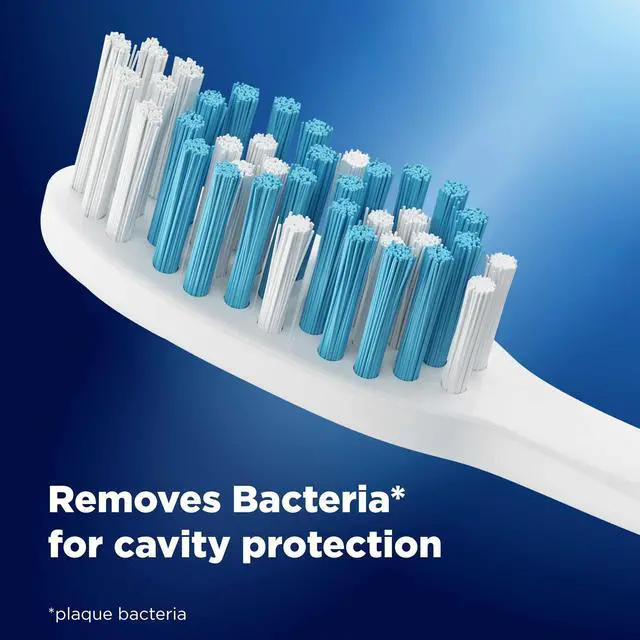 Alt view image 2 of 7 - Cavity Defense Bacteria Fighter Manual Toothbrush for Men, Women, Adults 6 Pieces, Soft
