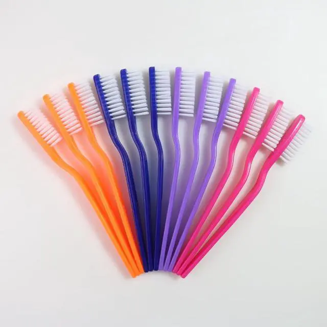 Alt view image 2 of 6 - 12 Pcs Super Hard and Firm Toothbrush for Adult, Deep Cleaning Manual Toothbrush