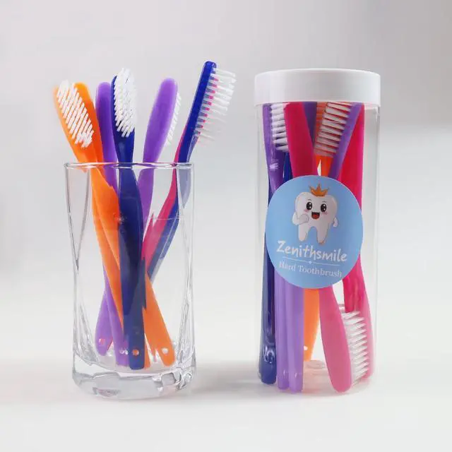 Alt view image 3 of 6 - 12 Pcs Super Hard and Firm Toothbrush for Adult, Deep Cleaning Manual Toothbrush