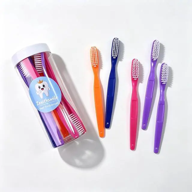 Alt view image 4 of 6 - 12 Pcs Super Hard and Firm Toothbrush for Adult, Deep Cleaning Manual Toothbrush