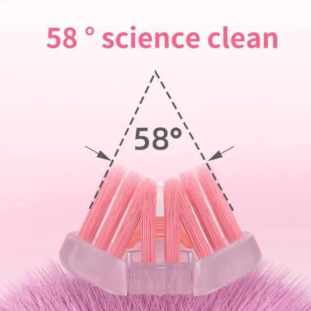 Alt view image 4 of 7 - 3 Sided Toothbrush with Soft bristles for Adults, fine bristles for Couples, Pregnant Women, Family Pack, Gum Protection, Tongue Cleaning, Three-Head Toothbrush Three-Piece Set