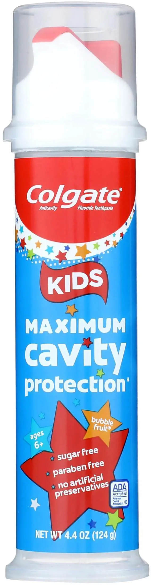 Main image of Kids Toothpaste Pump, Maximum Cavity Protection, 4.4 Ounces