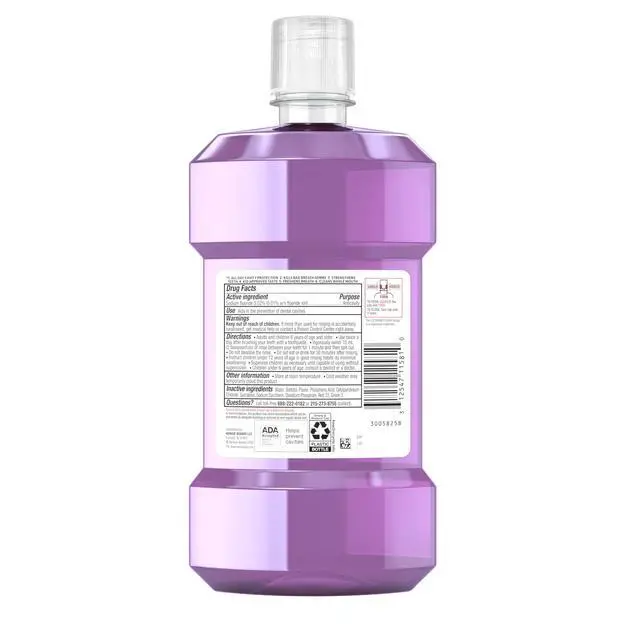 Alt view image 7 of 7 - Total Care Kids Mouthwash, Berry, 16.9 fl. oz/500 mL | Alcohol Free Anticavity Fluoride Mouthwash, ADA Accepted, Kids Oral Rinse Prevents Cavities, Stronger Teeth and Fresh Breath