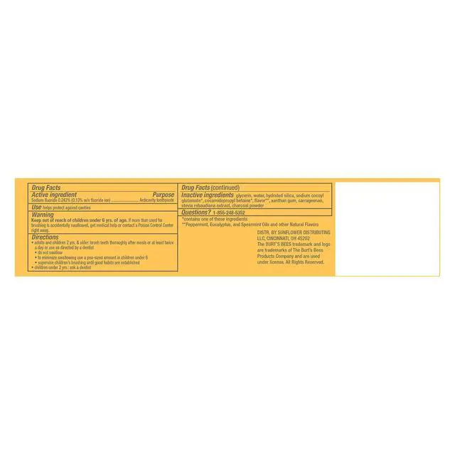 Alt view image 6 of 7 - Toothpaste, Charcoal with Fluoride, Peppermint, 4.7 oz