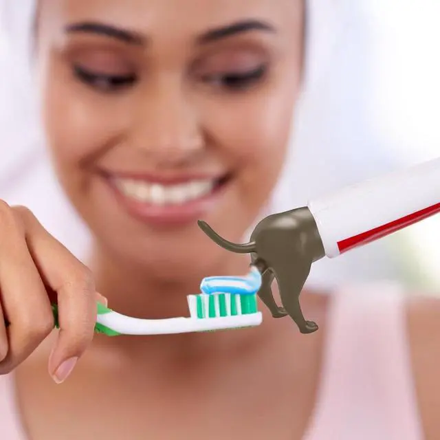 Alt view image 7 of 7 - 2 Pcs Poop Toothpaste Dispenser, Hilarious Golden Retriever Puppy Poop Toothpaste Dispense, Dog Butt Toothpastes Topper,Suitable for Dog Lovers