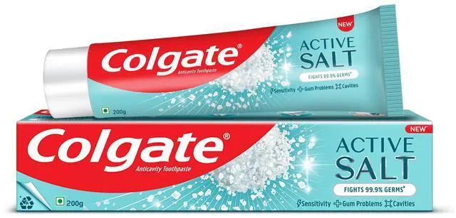 Main image of Active Salt Toothpaste, Germ Fighting Gum Care Toothpaste, 200g/7oz